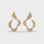 Ocean Crest Diamond Earrings – View 1