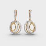 Orbital Charm Diamond Earrings – View 1