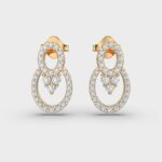 Oval Enchantment 0.5 Carat Round White Diamond Solitaire Earrings Oval Enchantment Diamond Danglers Earrings – View 1
