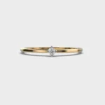 Polaris Glow 0.1 Carat Round Diamond Solitaire Ring Polaris Glow Diamond Ring – View 1