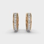 Pure Harmony Diamond Hoops – View 1