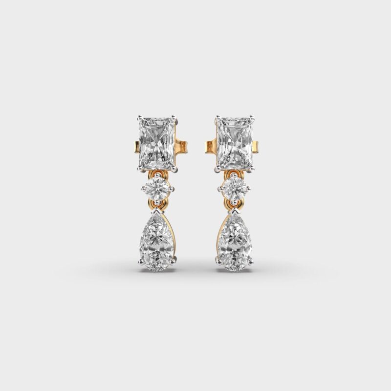 Radiance Essence Diamond Danglers – View 1