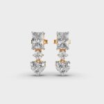 Radiant Heart Diamond Danglers – View 1