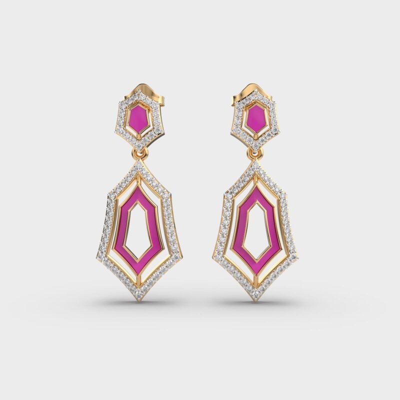 Radiant Muse Diamond Earrings – View 1