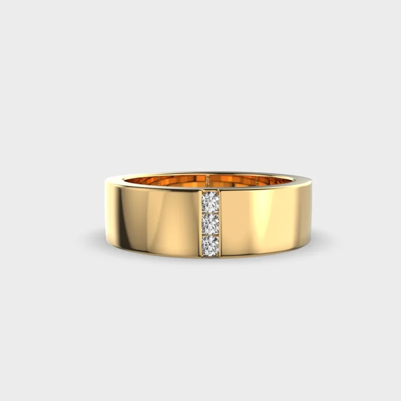 Radiant Path Diamond Ring – View 1