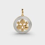 Radiant Sphere Diamond Pendant – View 1