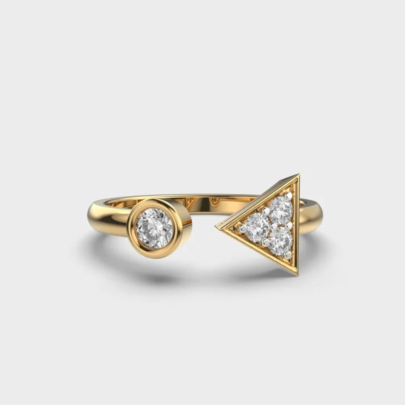 Refined Radiance Diamond Ring – View 1