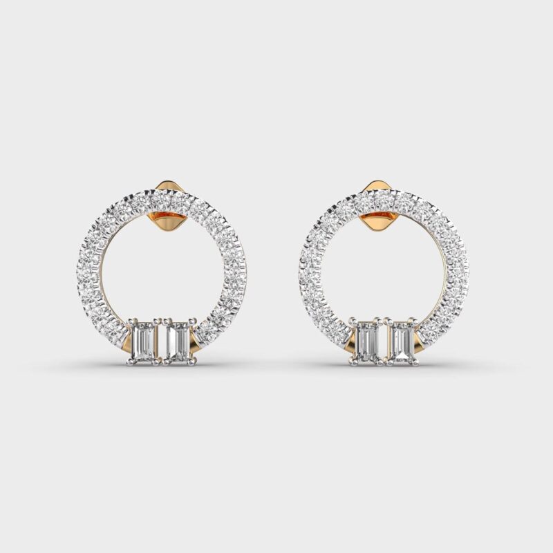 Regal Aura Diamond Earrings – View 1