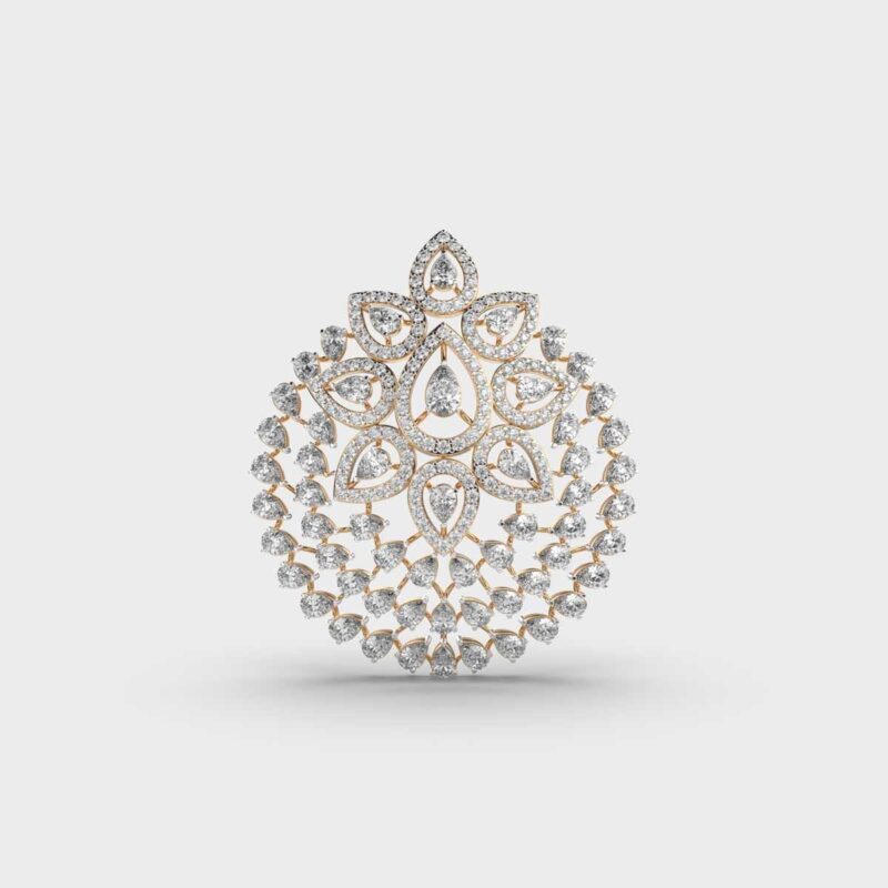 Regal Elegance Diamond Pendant – View 1