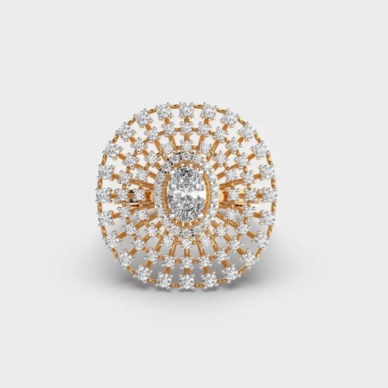 Regal Oval Crown Ring – View 1