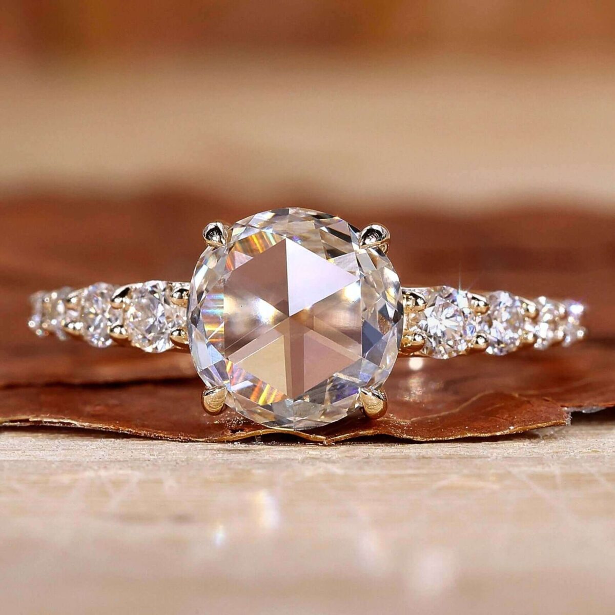 Rosetta Grace Tapered Pave Ring – View 1