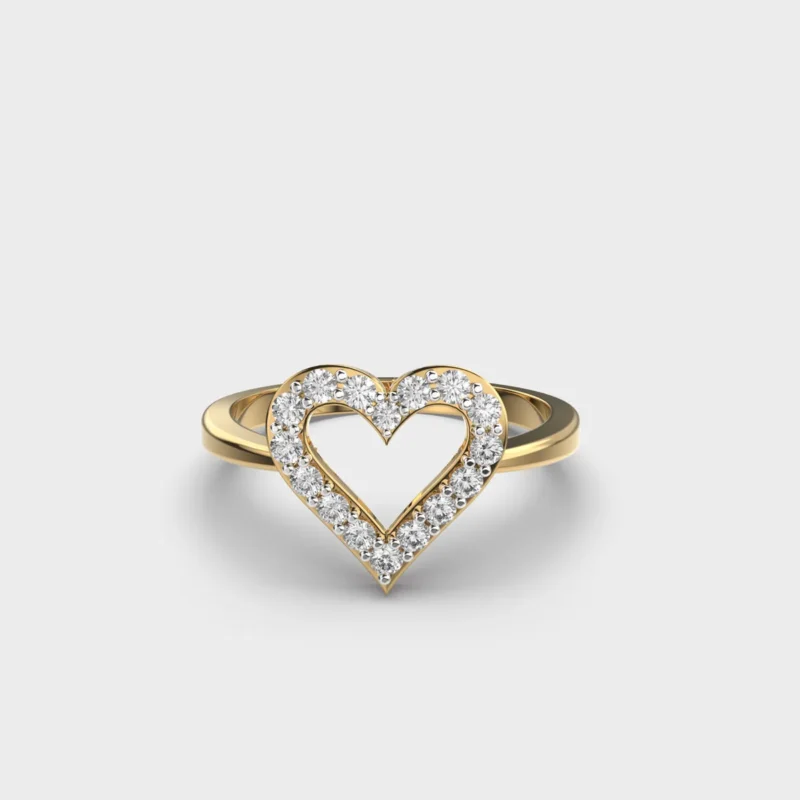 Serene Round Diamond Ring – View 1
