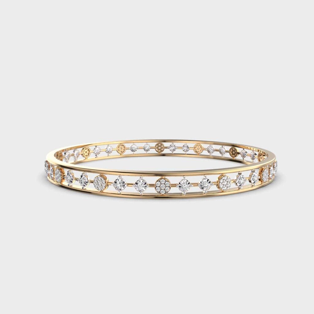 Serenity Spark Diamond Bangle – View 1