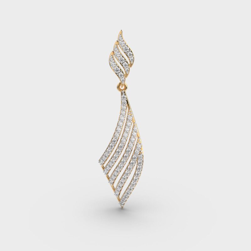Soaring Elegance Diamond Pendant – View 1