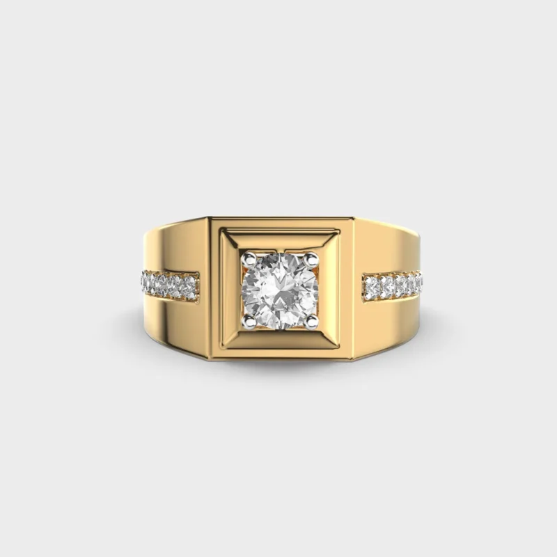Sovereign Strength Diamond Ring – View 1