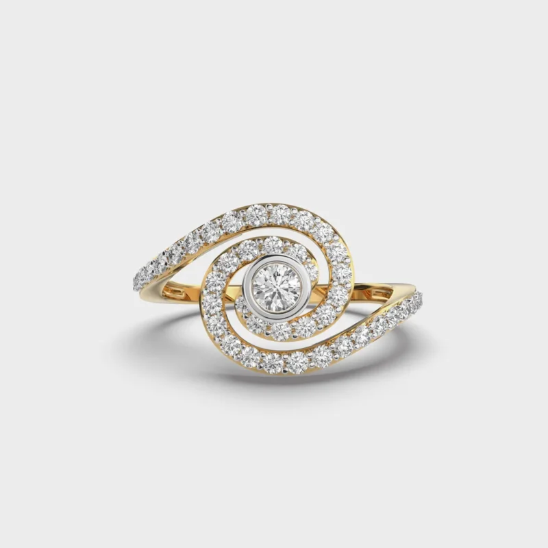 Stellar Spark Diamond Ring – View 1