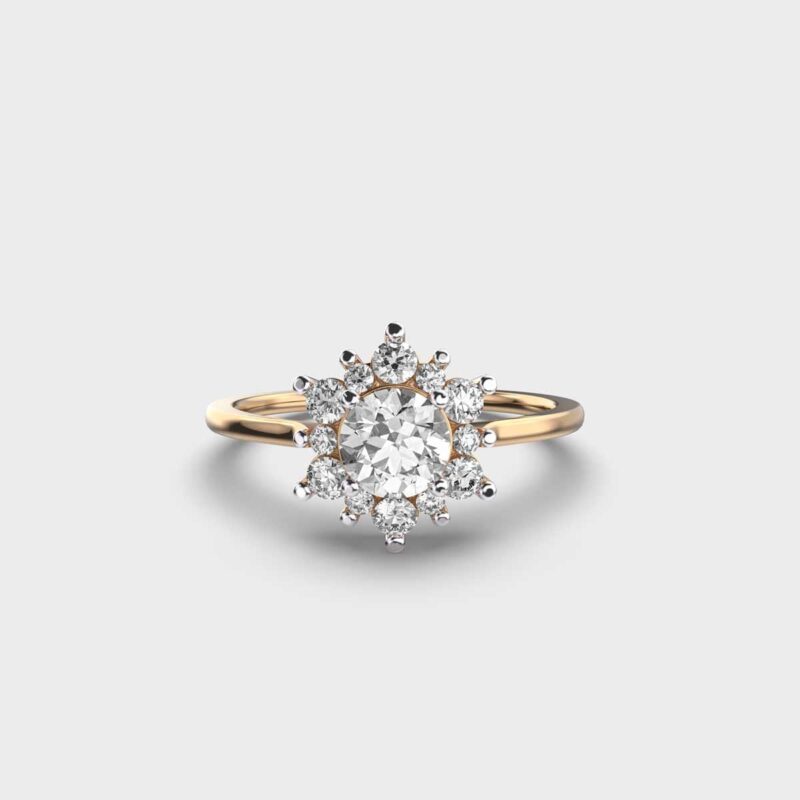 Sunbeam Solitaire 0.5 Carat Ring – View 1