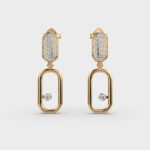 The Contemporary Spark 0.25 Carat Round White Diamond Solitaire Earrings The Contemporary Spark – View 1