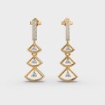 The Timeless Cascade 0.25 Carat Round White Diamond Solitaire Earrings The Timeless Cascade – View 1