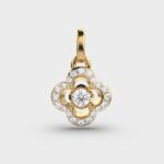 Timeless Chic 0.25 Carat Round Floating Pendant Timeless Chic Diamond Pendant – View 1