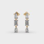 Tranquil Grace Diamond Danglers – View 1