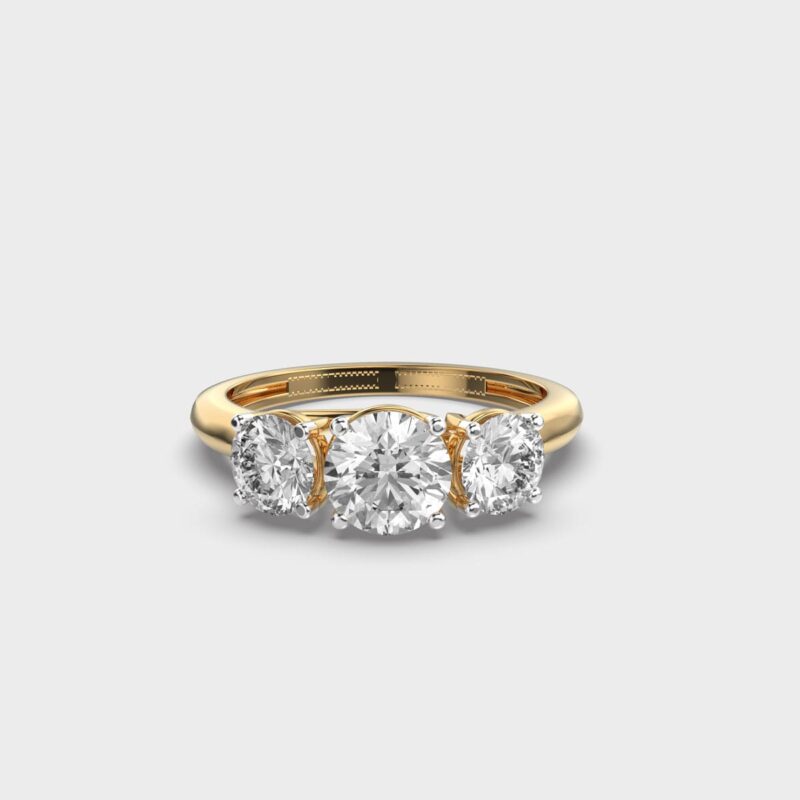 Trio of Brilliance Diamond Ring – View 1