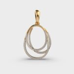 Twirl of Grace Diamond Pendant – View 1