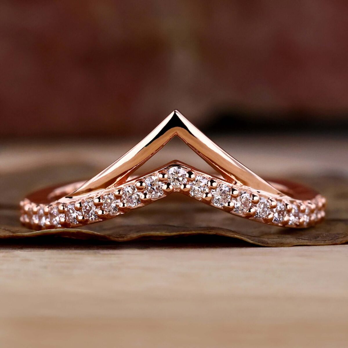 Vow of Forever Round Diamond Matching Band – View 1