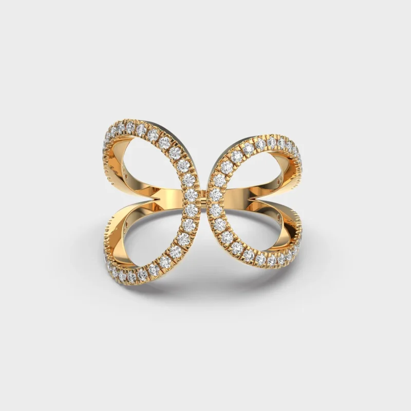 Winding Grace Diamond Ring – View 1