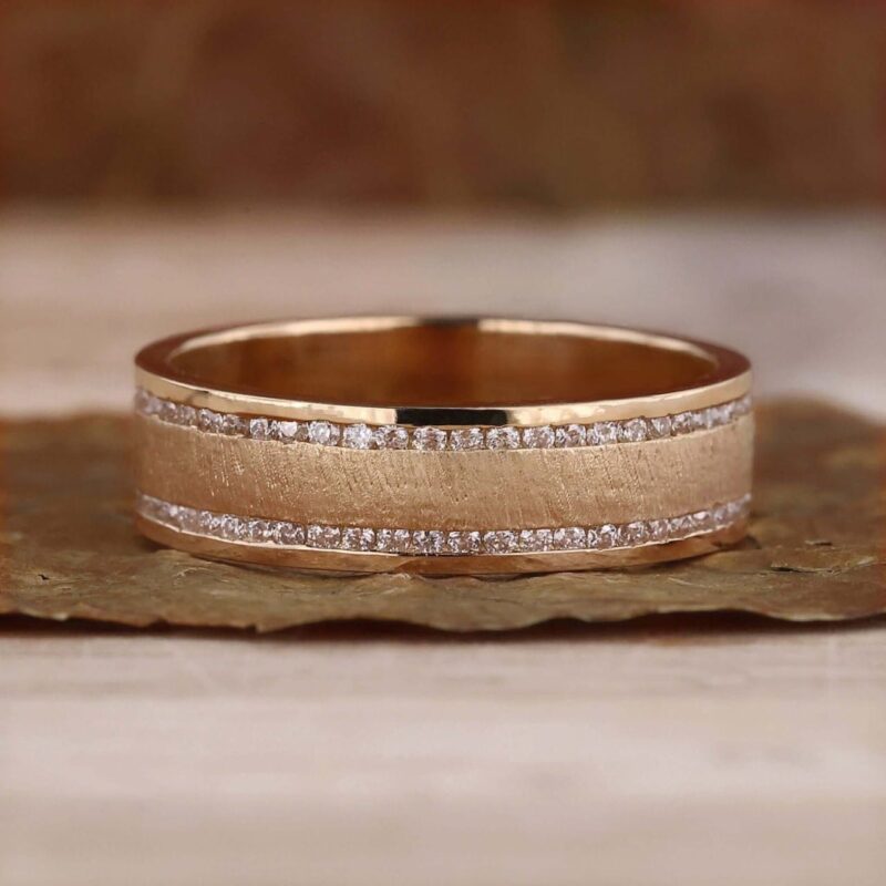 Timeless Radiance Men's Diamond Wedding Band – View 1