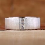 Luxe Brushed Diamond Band – View 1