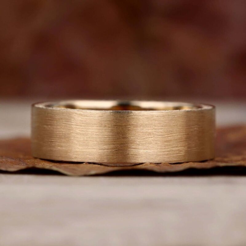 Modern Matte Elegance Diamond Band - Image 4