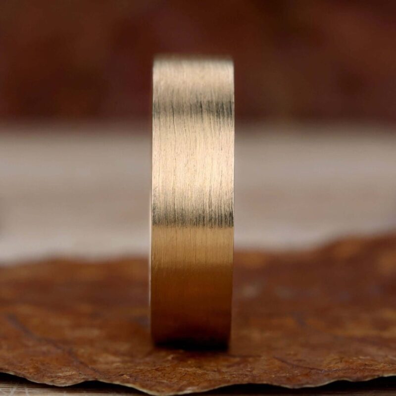 Modern Matte Elegance Diamond Band - Image 3