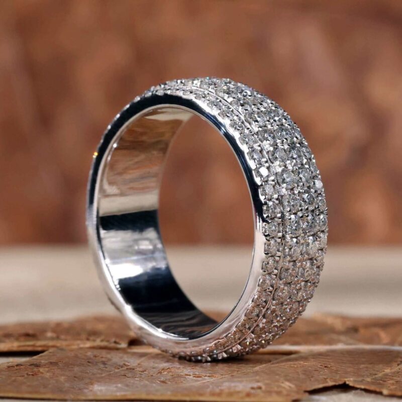 Quad Brilliance Diamond Men's Ring - Image 3