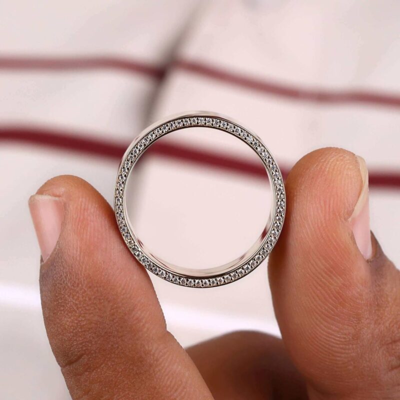 Eternity Channel Diamond Wedding Band - Image 5