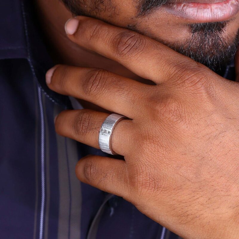 Luxe Brushed Diamond Band - Image 2