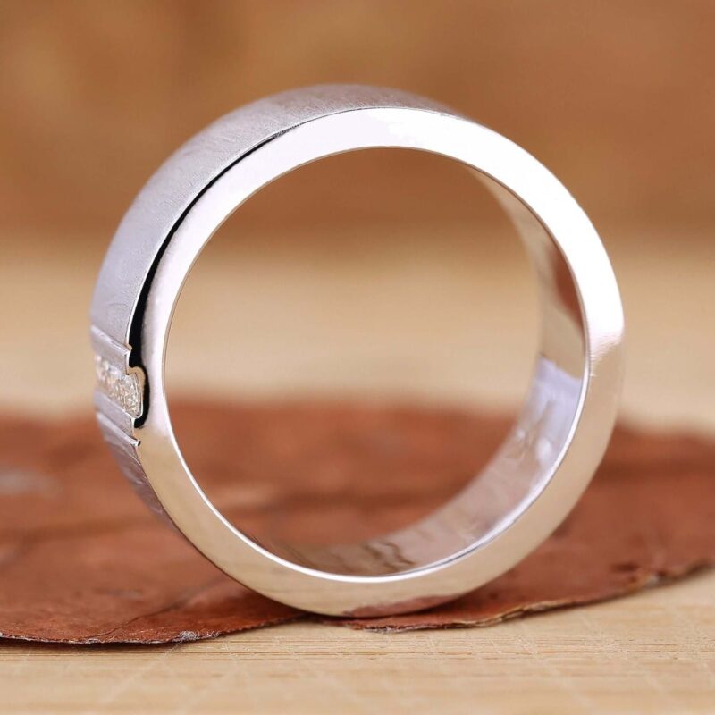 Luxe Brushed Diamond Band - Image 4
