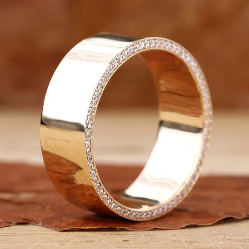 Eternity Channel Diamond Wedding Band - Image 7