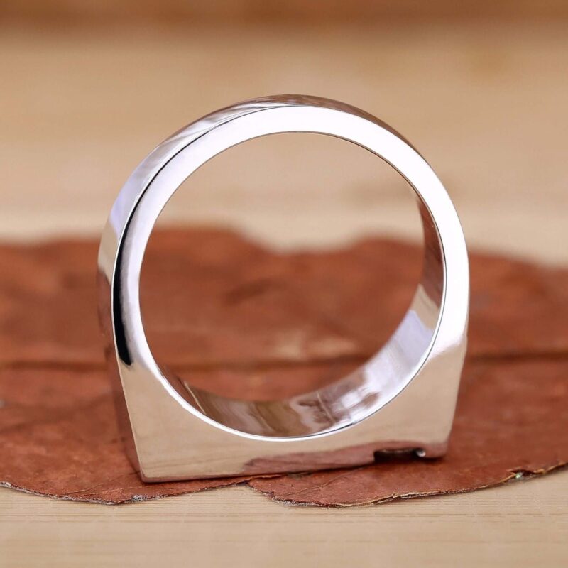 Heritage Glow Signet Diamond Ring - Image 4