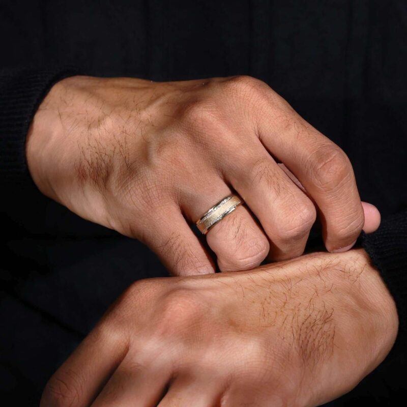 Timeless Radiance Men's Diamond Wedding Band - Image 6