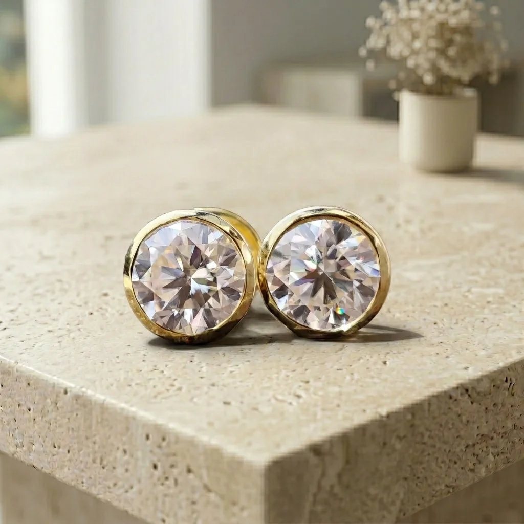 ear-ewr-mos-24-dr11 (1) Modern Radiance 1.5 Carat Round White Bezel Studs Online | Primira Luxury