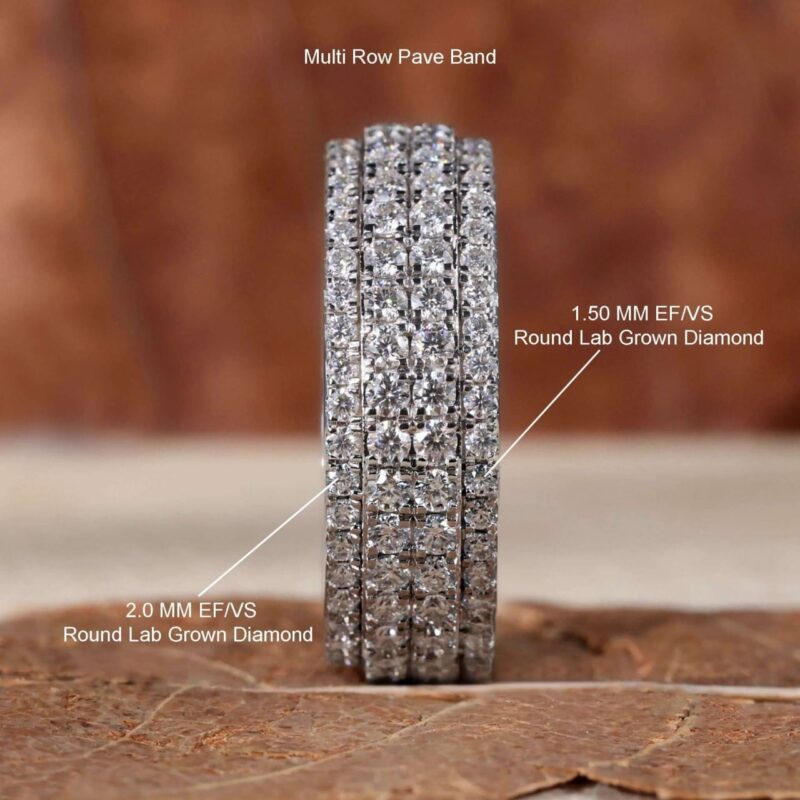 Quad Brilliance Diamond Men's Ring - Image 5
