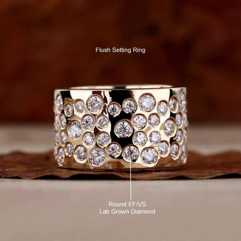 Essence Flush Set Diamond Band - Image 3