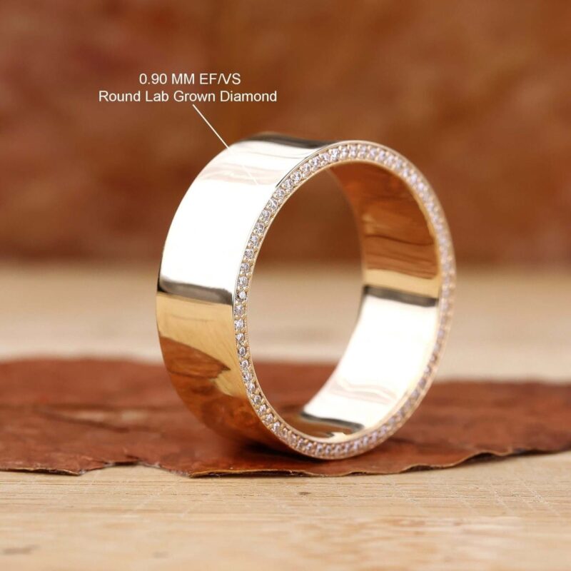 Eternity Channel Diamond Wedding Band - Image 6