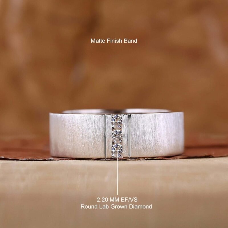 Luxe Brushed Diamond Band - Image 7