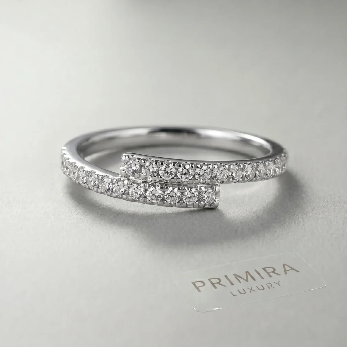 rng-wed-lgd-24-dr32 (2) Serenity 0.25 Carat Round White Diamond Bypass Ring Online | Primira Luxury