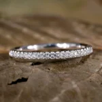 Brilliant Round Diamond Stackable Eternity Band – View 1
