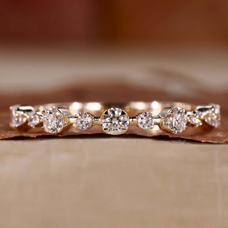 Celestial Circle Diamond Eternity Band – View 1