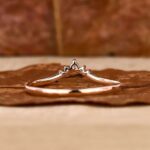 Chevron Sparkle Half Eternity Diamond Band – View 1
