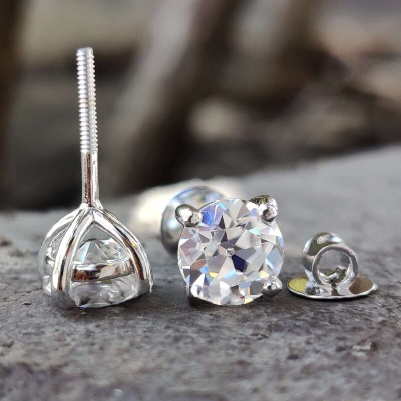 Classic Martini European Studs – 2.56 TCW – View 1